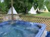 Hot Tub with Teepees Hot Tub with Teepees