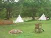 Teepees with playground Teepees with playground